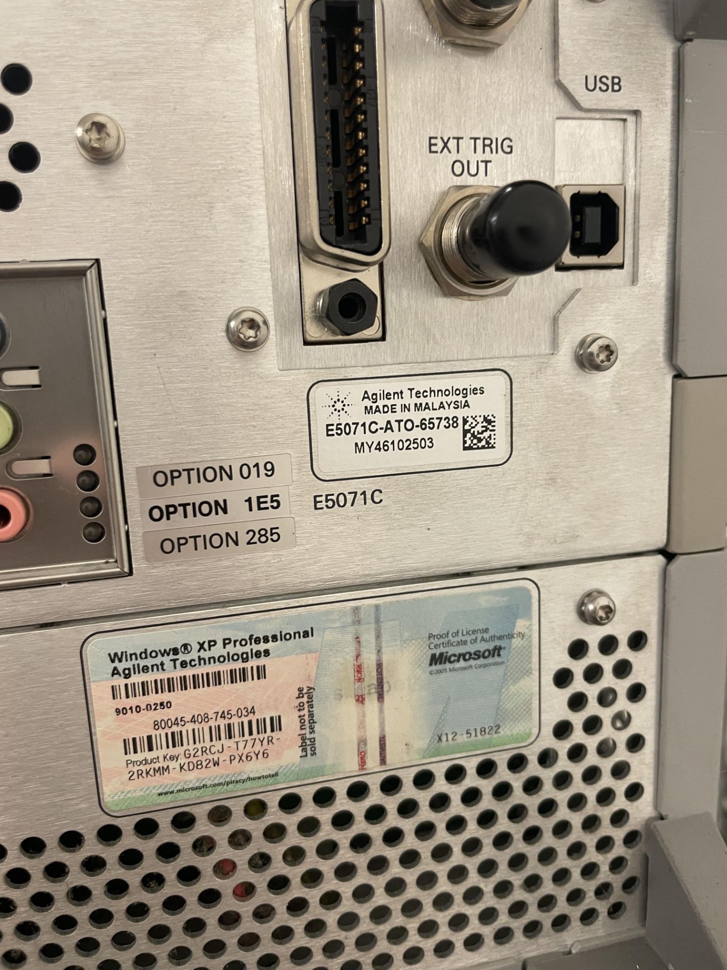 Agilent Technologies E5071C ENA Series Network Analyzer - Image 5 of 5