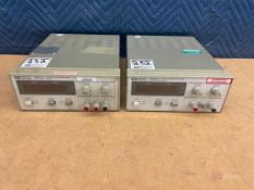 (2) Hewlett Packard E3611A DC Power Supplies
