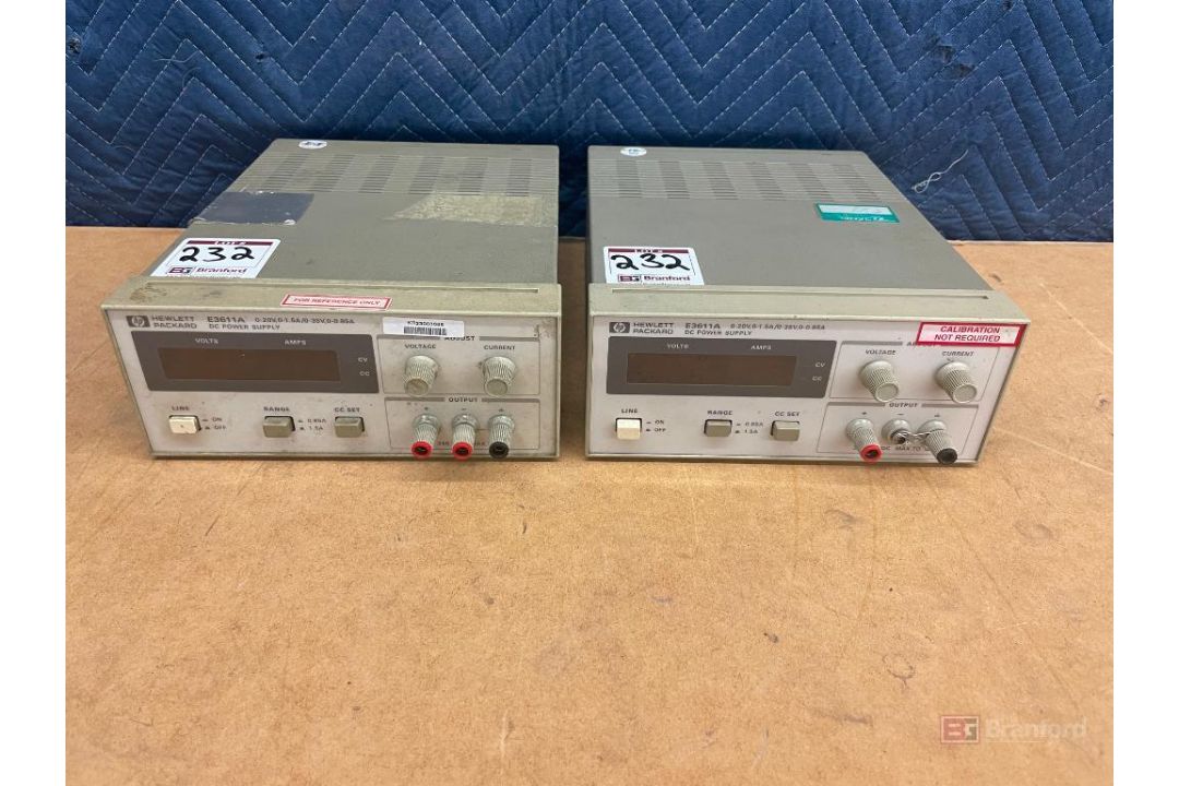 (2) Hewlett Packard E3611A DC Power Supplies - Image 1 of 3