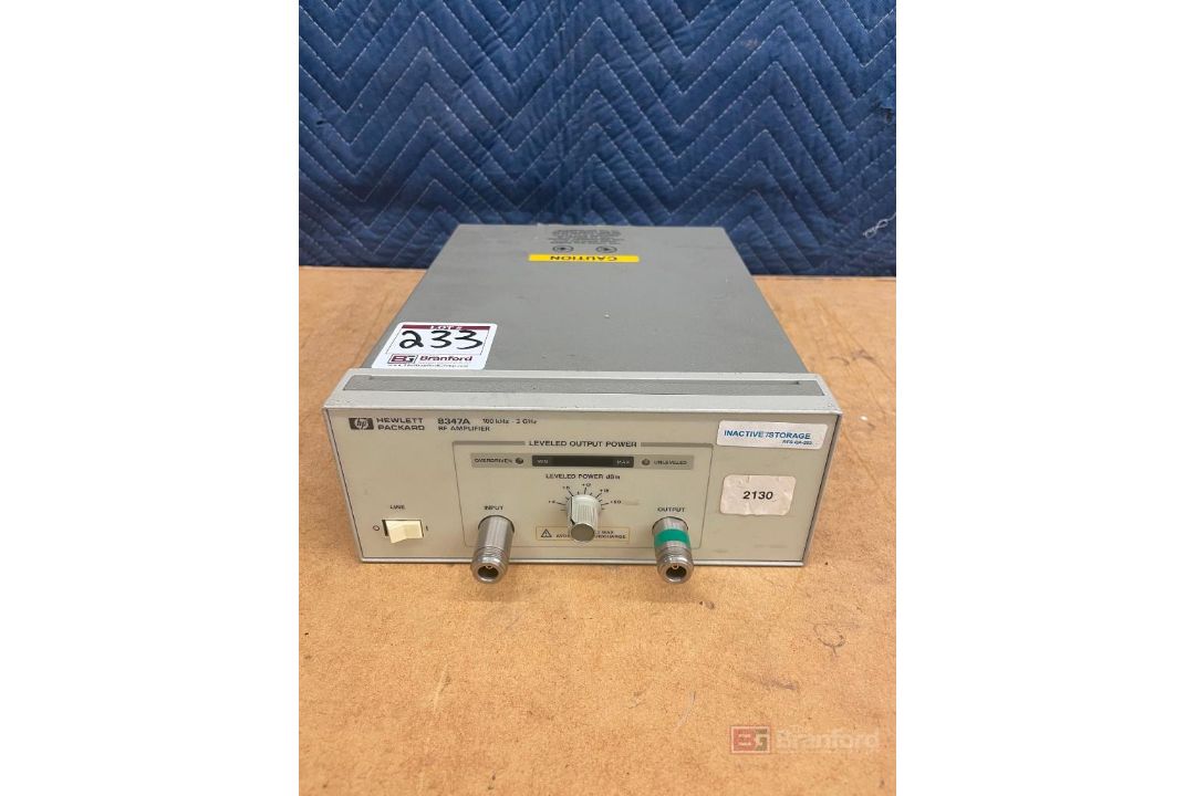 Hewlett Packard 8347A RF Amplifier - Image 1 of 4