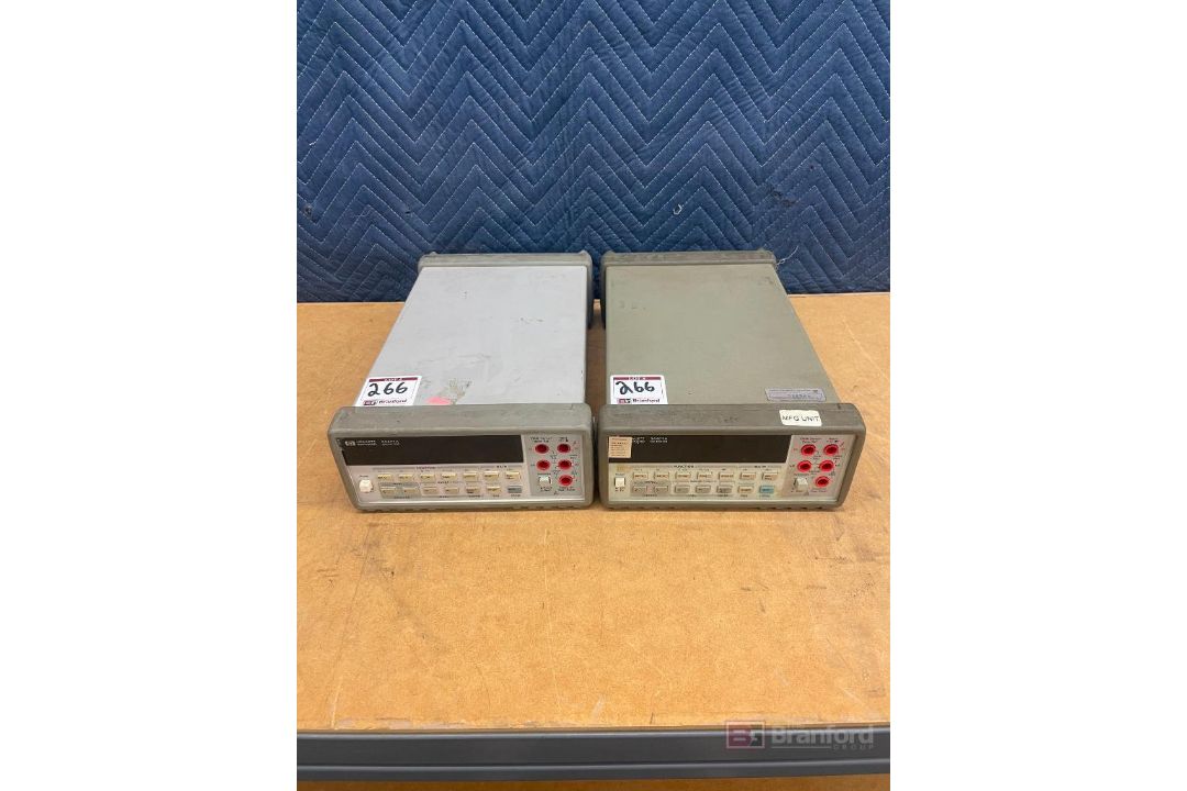 (2) Hewlett Packard 34401A Multimeters - Image 1 of 4