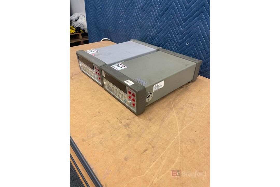 (2) Hewlett Packard 34401A Multimeters - Image 3 of 4