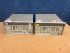 Hewlett Packard 8647A & 8648B Signal Generators