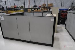 (2) Sections Of Cubicles w/ U Shape Desk