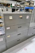 (2) 4-Drawer File Cabinets