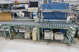 Roller Conveyor w/ Custom Shelf