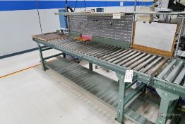 Roller Conveyor w/ Custom Shelf
