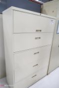 4-Drawer Top Shelf Filing Cabinet (No Content)