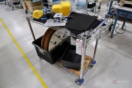 Steel 2-Tier Rolling Cart