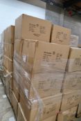 (8) Pallets of Blue Lab Coats, Various Sizes