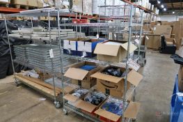 (2) Metro Racks w/ Contents