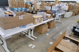 (4) Poppin Electric Series L Stand-Up Desk (2020)