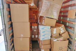 Content of Trailer Including Miscellaneous Lab Consumables