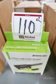 (2) Iogear 2-Port USB KVM Switches