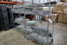 (2) Uline Racks w/ Contents