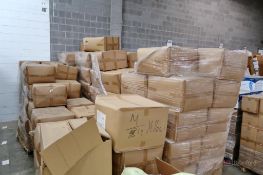 (8) Pallets of Yellow Lab Coats, Various Sizes