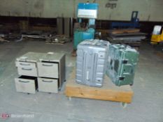 Lot of (2) File Cabinets, Rolling Wood Cart