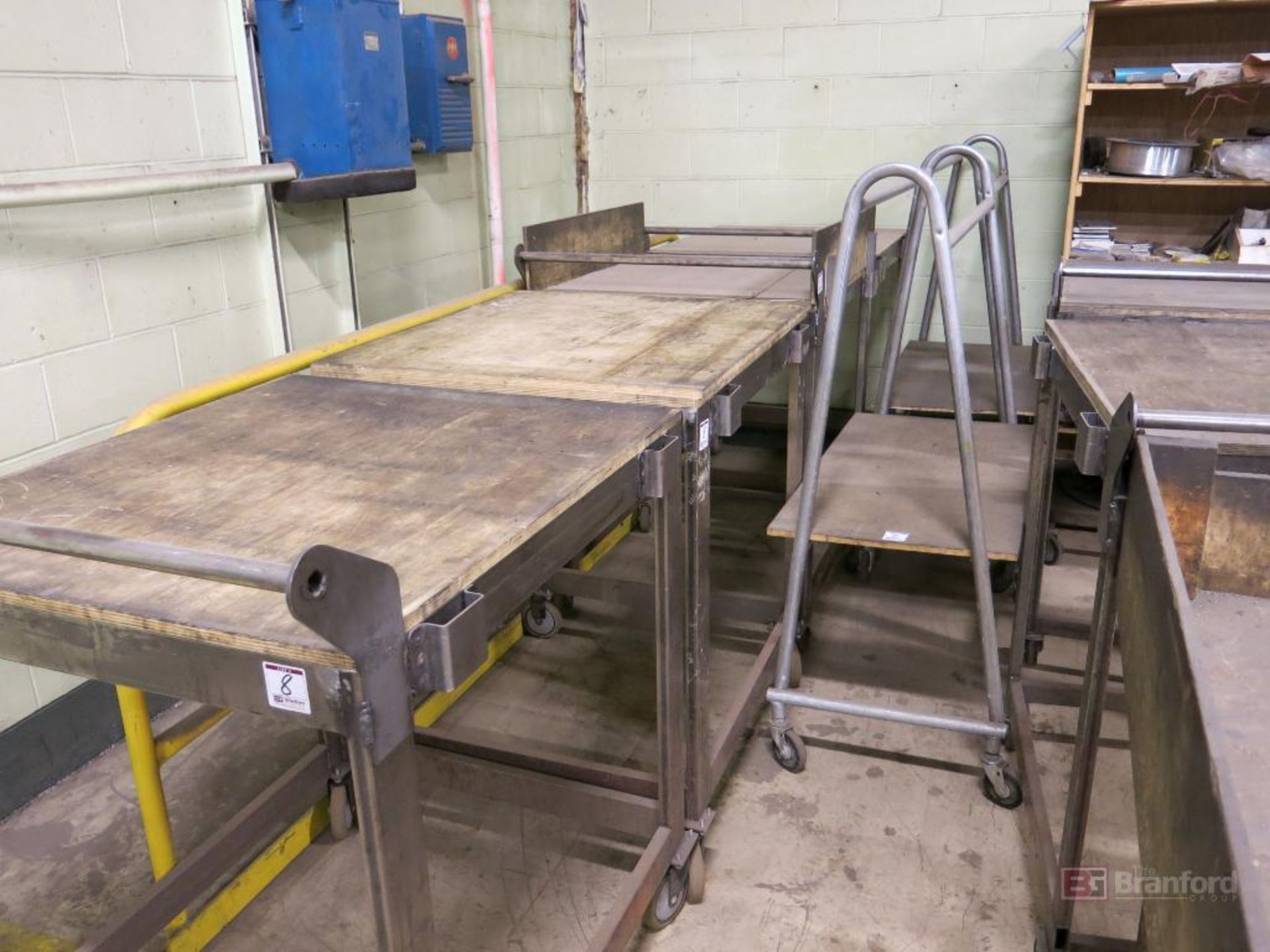 (7) Heavy Duty Steel Carts, (2) A-Frame Hanging Carts - Image 2 of 2