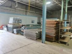 Large Lot of Teardrop & Clip Together Pallet Racking