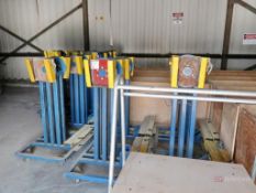 (12) Hanging Drying Oven Pass Through Racks