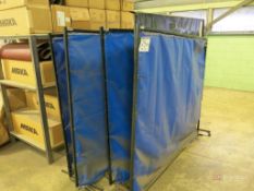 Lot of Welding Curtains