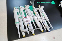 (9) Eppendorf reference 2 pipettes
