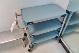 Metric Max 3-shelf rolling utility cart