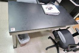 Work Bench & Table, (4) misc office chairs