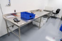 Large Stainless steel workbench