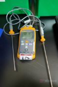 Fluke 52 II Thermometer w/ (2) probes