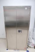 Stainless Steel 2-door cabinet