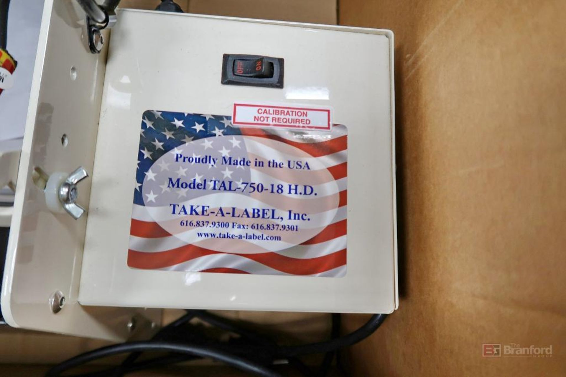 Take-a-label inc model TAL-750HD-18 label dispenser - Image 3 of 3