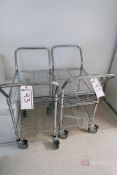 (2) Rolling metro carts