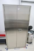 Stainless Steel 2-door cabinet