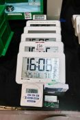 Lot of (6) marathon temperature, time, humidity readouts