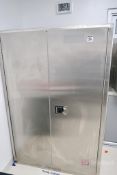 Stainless Steel 2-door cabinet