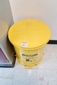 Justrite oily waste can