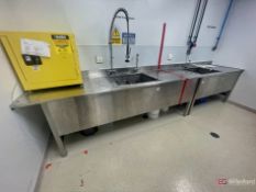 (2) Stainless Steel sinks