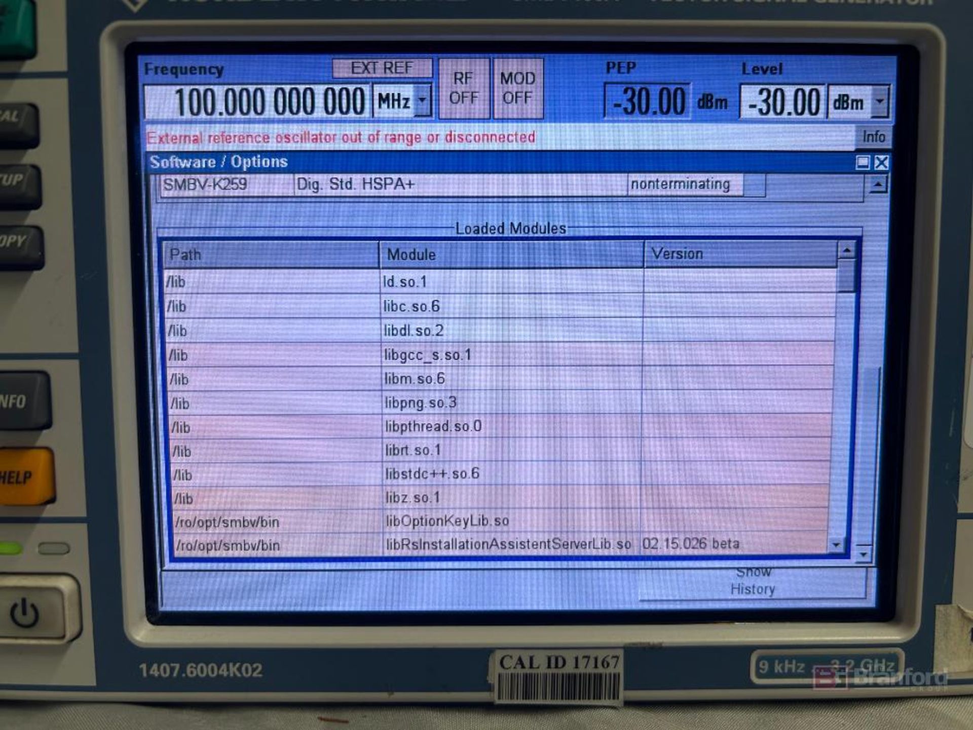 Rohde & Schwarz SMBV100A Vector Signal Generator - Image 10 of 12