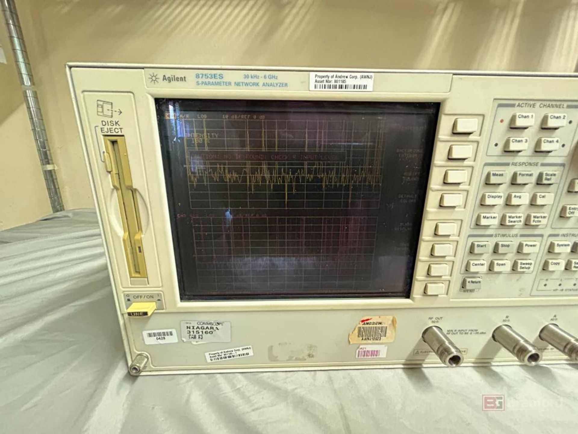 Agilent 8753ES S-Parameter Network Analyzer - Image 3 of 7