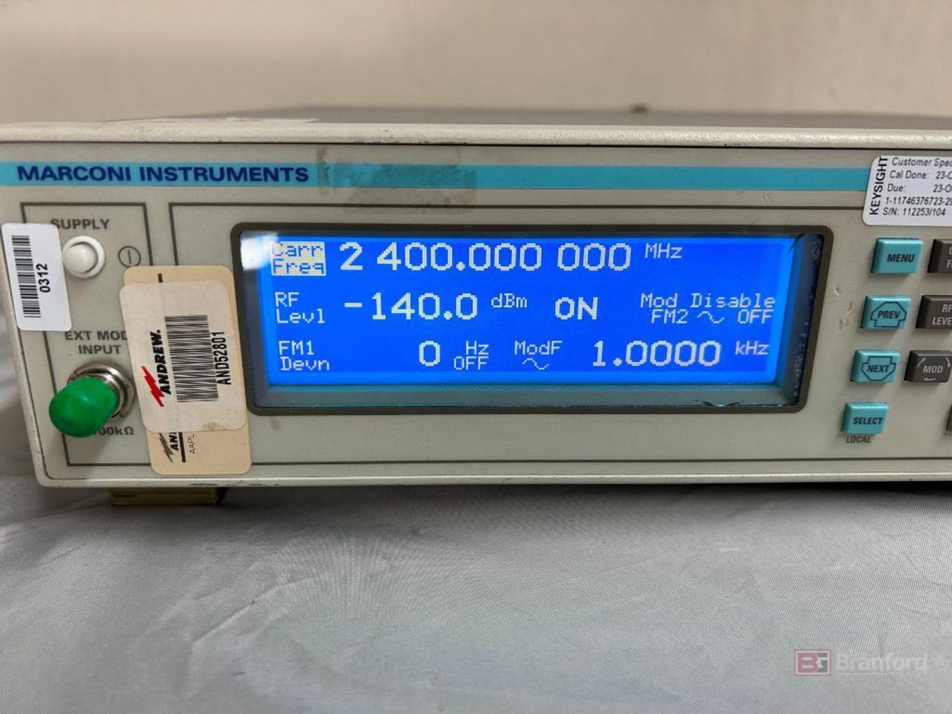 Marconi Instruments 2024 Signal Generator - Image 2 of 6