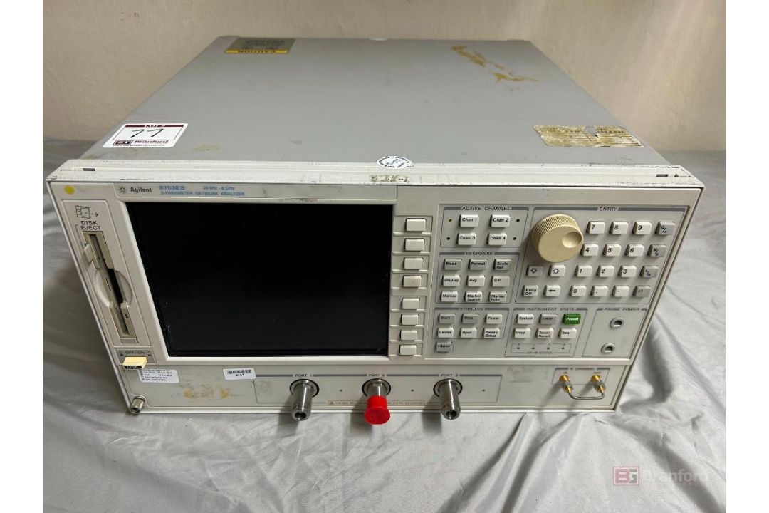 Agilent 8753ES S-Parameter Network Analyzer - Image 1 of 6