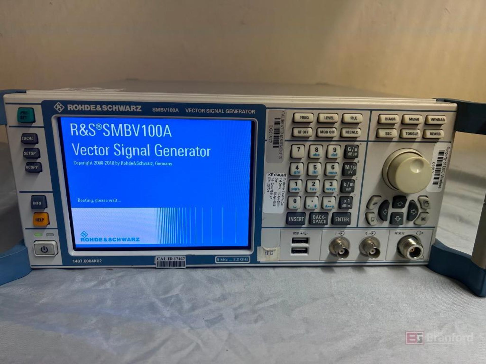 Rohde & Schwarz SMBV100A Vector Signal Generator - Image 2 of 12