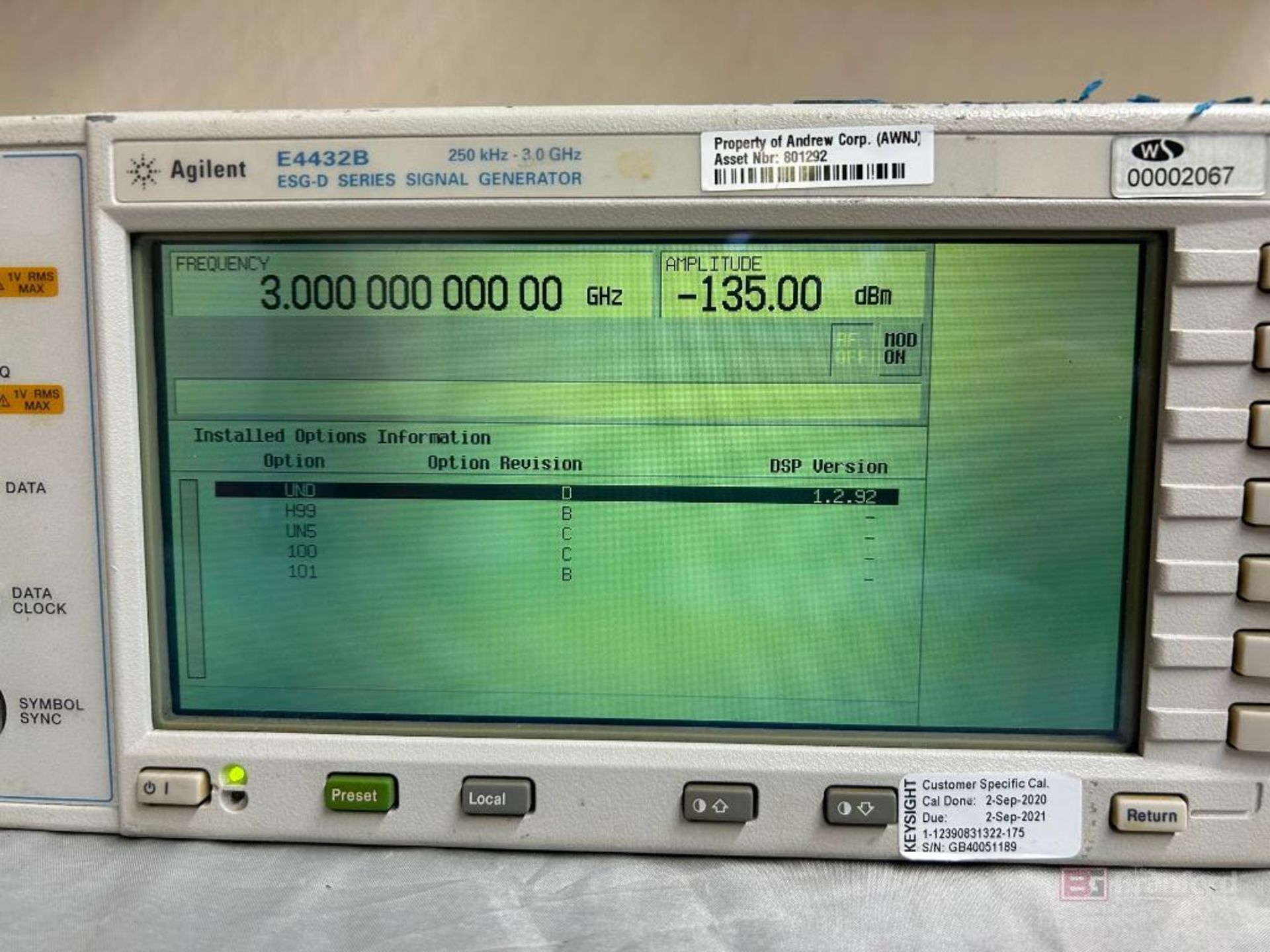 Agilent E4432B ESG-D Series Signal Generator - Image 7 of 9