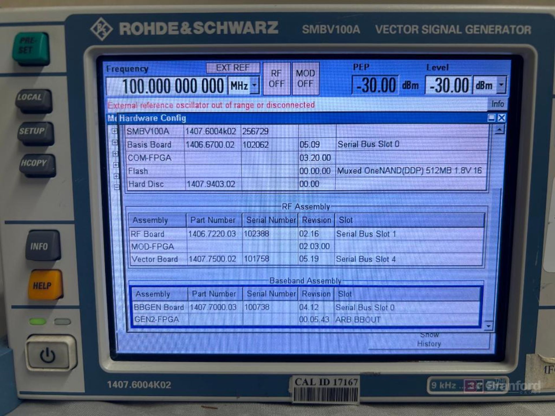 Rohde & Schwarz SMBV100A Vector Signal Generator - Image 8 of 12