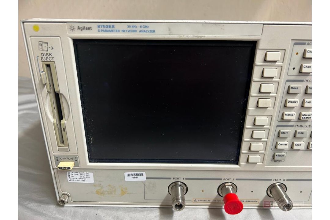 Agilent 8753ES S-Parameter Network Analyzer - Image 3 of 6