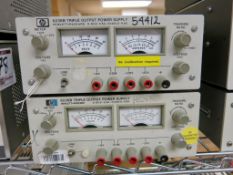 (2) HP Model 6236B Triple Output Power Supplies