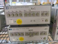 (2) HP Model 11713A Attenuator/Switch Drivers
