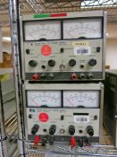 (2) HP Model 6228B Dual DC Power Supplies
