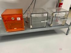 (3) PLAS Labs, TED Pella & Micron Aire Desiccant Boxes